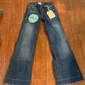 Hydraulic Women's Dark Blue Flare Jeans Sz 1/2